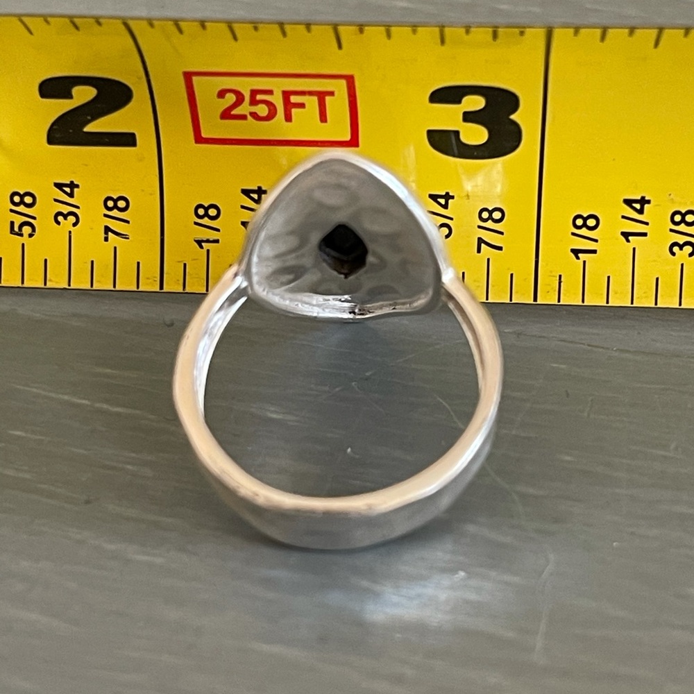 ⭐️ Black Onyx Sterling Silver Ring - Picture 9 of 11